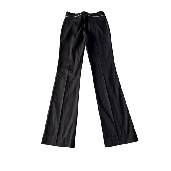ESCADA Sport Women's Sz 34 Long US Sz 2 Black Straight Leg Pleated Dress Pants - Picture 3 of 10